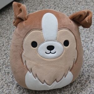Squishmallows Brown and White Plush Toy